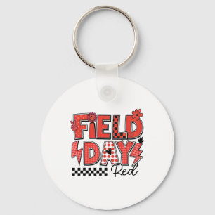 Field Day Red Team Colour Field Trip Team Game Com Key Ring