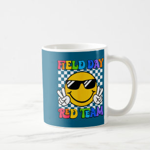 Field day red team funny for teacher kids field coffee mug