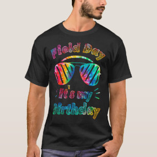 Field Day Teachers It's My Birthday Cool Kids Tie T-Shirt