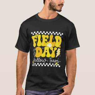 Field Day Trip Yellow Team Colour Game Competition T-Shirt