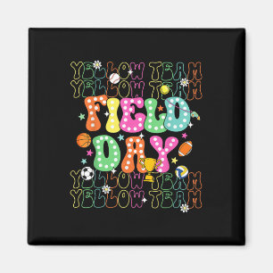 Field Day Yellow Team Colour Field Trip Team Game Magnet