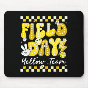 Field day yellow team colour game competition men mouse pad
