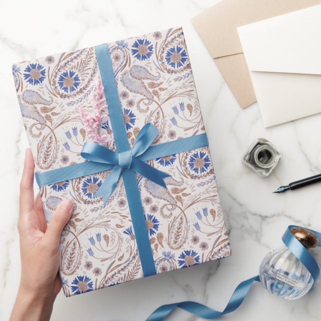 Field Flower Paisley Model Wrapping Paper (Gifting)