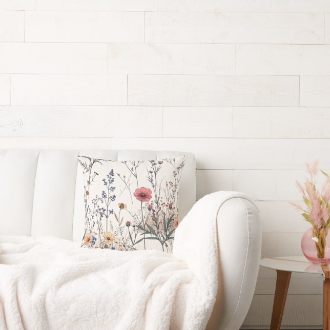 Field flowers cushion (Couch)