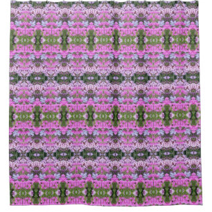 Field Flowers Ikat 3 Shower Curtain
