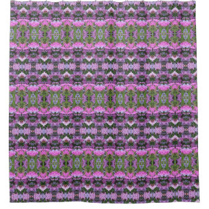 Field Flowers Ikat 4 Shower Curtain