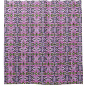 Field Flowers Ikat Shower Curtain