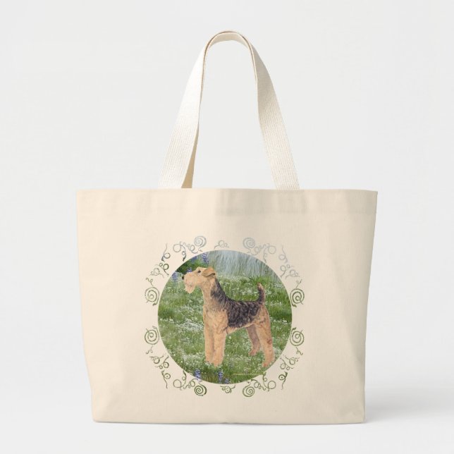 Field Flowers Large Tote Bag (Front)