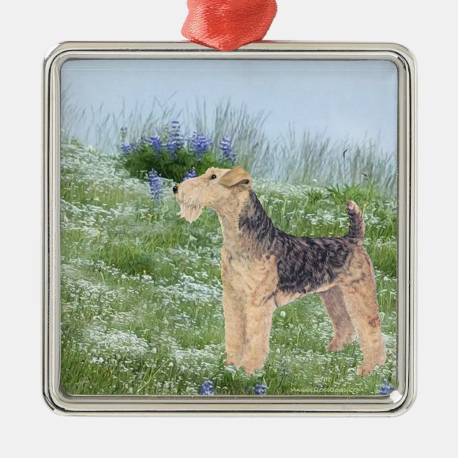 Field Flowers Metal Tree Decoration (Front)