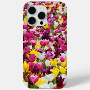 field full of tulips iPhone 15 pro max case