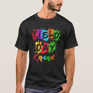 Field Fun Day Squad School Kids Vibes Boys Girls T T-Shirt