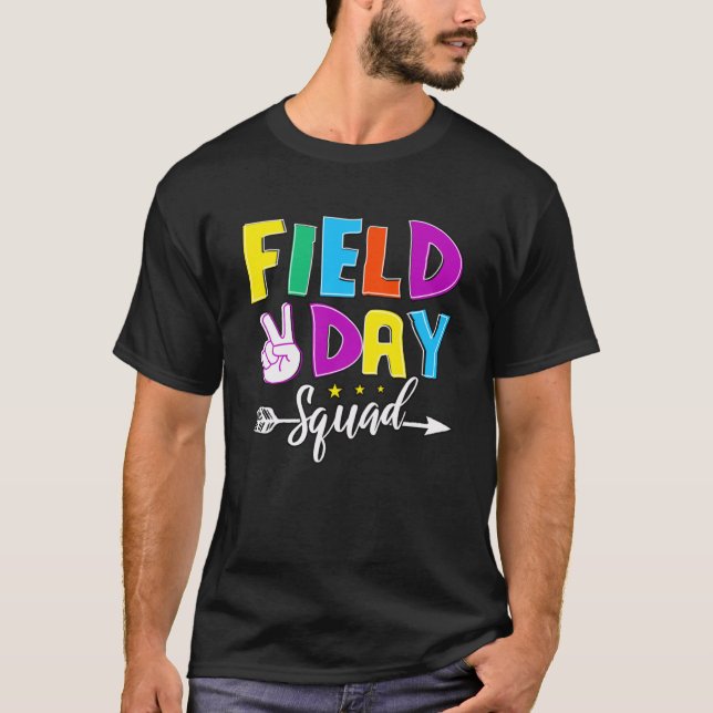 Field Fun Day Squad School Trip Vibes Boys Girls T T-Shirt (Front)