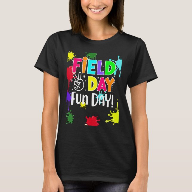 Field Fun Day Squad School Trip Vibes Boys Girls T T-Shirt (Front)