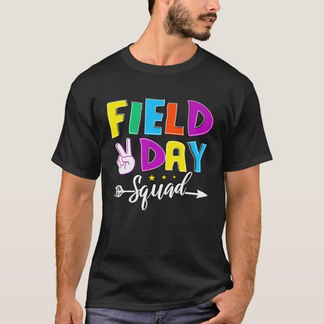 Field Fun Day Squad School Trip Vibes Boys Girls T T-Shirt (Front)