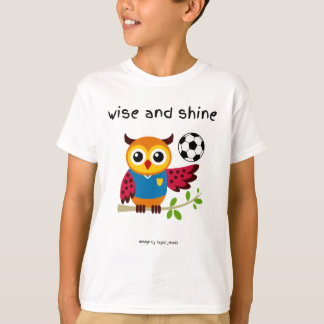 FIELD GOAL, WISE AND SHINE Owl graphic Boy's T-Shirt