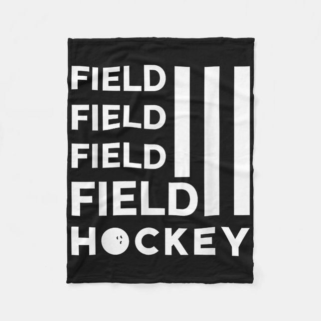 Field Hockey _10  Fleece Blanket (Front)