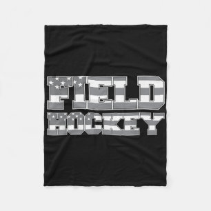 Field Hockey _12 Fleece Blanket