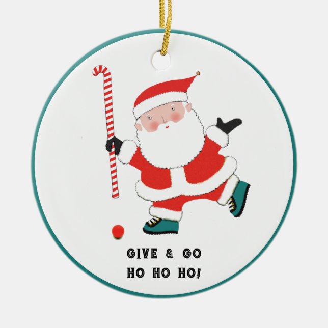 Field Hockey 2024 Collectible Ceramic Ornament (Front)