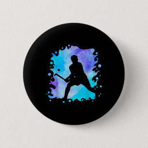 Field Hockey _22  6 Cm Round Badge