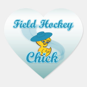 Field Hockey #3 Heart Sticker