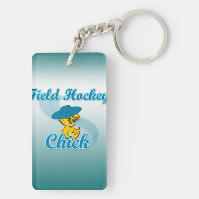 Field Hockey #3 Key Ring (Back)