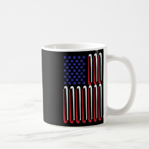 Field Hockey American Flag Field Hockey Player Us Coffee Mug