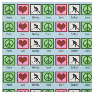 Field Hockey Blue Fabric