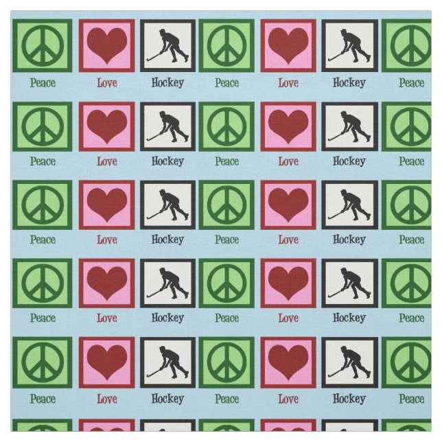 Field Hockey Blue Fabric (Swatch)