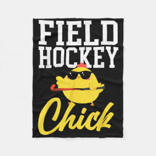 Field Hockey Chicken Field Hockey Chick _1  Fleece Blanket