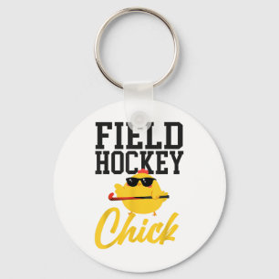 Field Hockey Chicken Field Hockey Chick _2 Key Ring