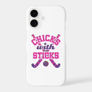 Field Hockey Chicks with Sticks