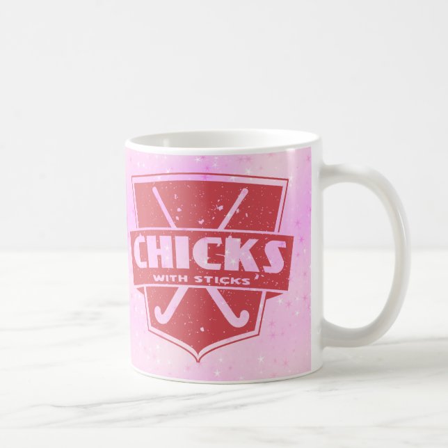 Field Hockey Chicks With Sticks Mug (Right)