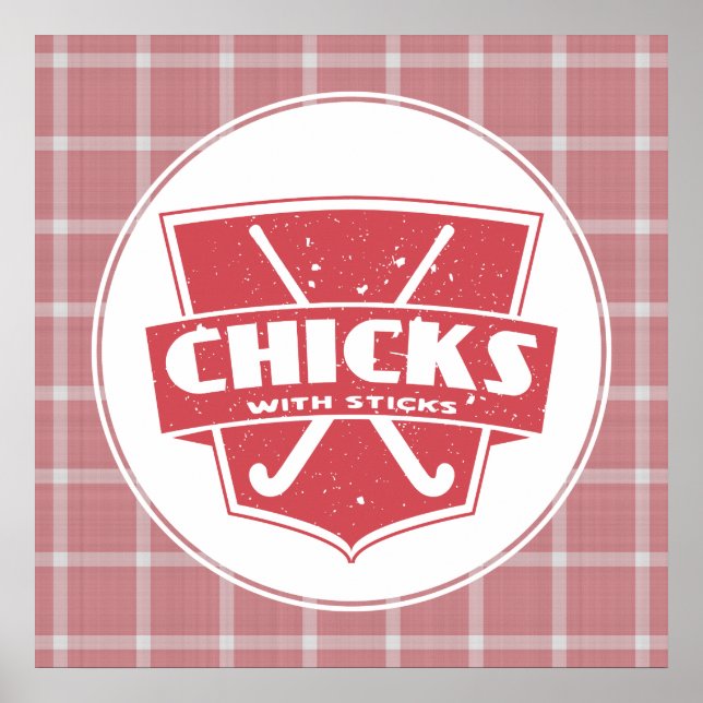 Field Hockey Chicks With Sticks Poster (Front)