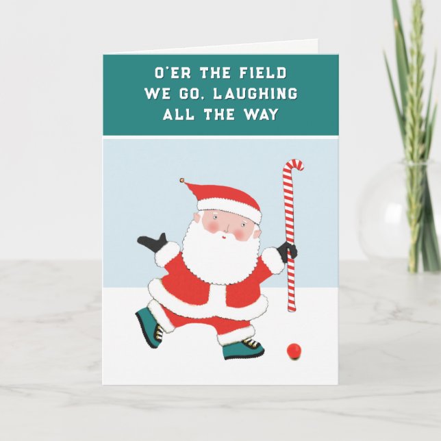 Field Hockey Christmas Cards (Front)