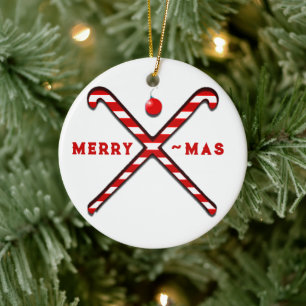Field Hockey Christmas Ornament