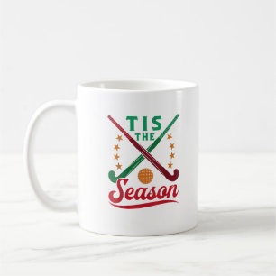 Field Hockey Christmas Tis The Season Player Holid Coffee Mug