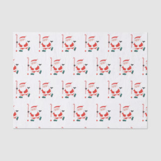 Field Hockey Christmas Tissue Paper