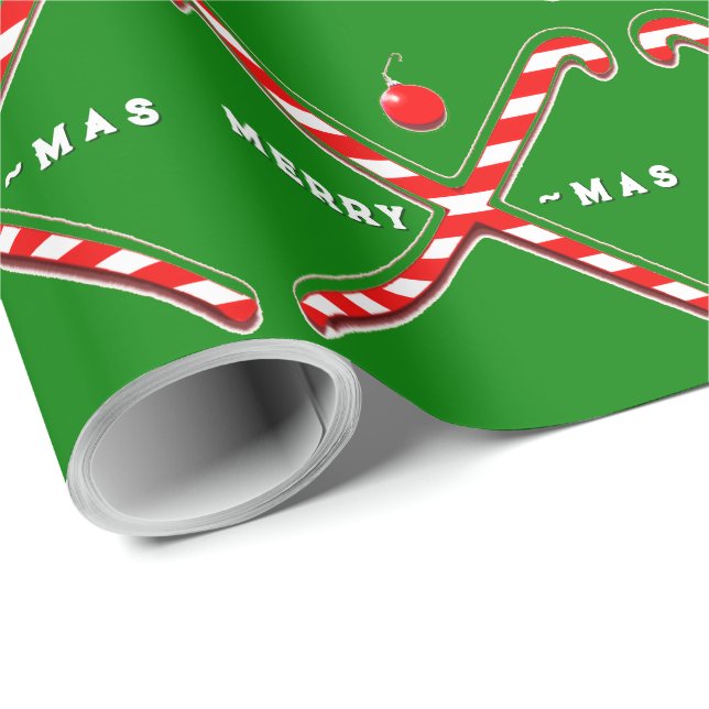 Field Hockey Christmas Wrapping Paper (Roll Corner)