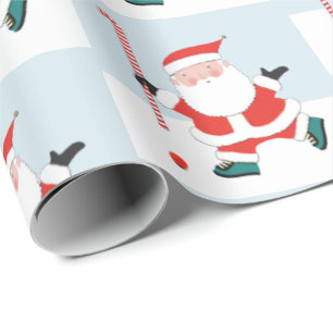 Field Hockey Christmas Wrapping Paper
