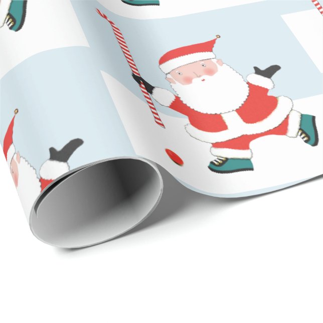 Field Hockey Christmas Wrapping Paper (Roll Corner)