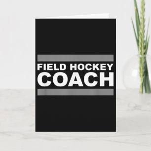 Field Hockey Coach Card