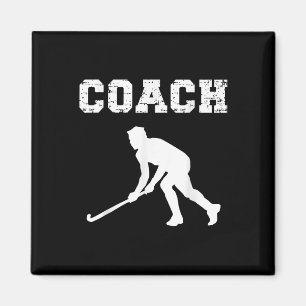 Field Hockey Coach Design. Field Hockey Instructor Magnet