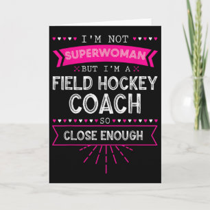 Field Hockey Coach Gift Field Hockey Player Gift _ Card