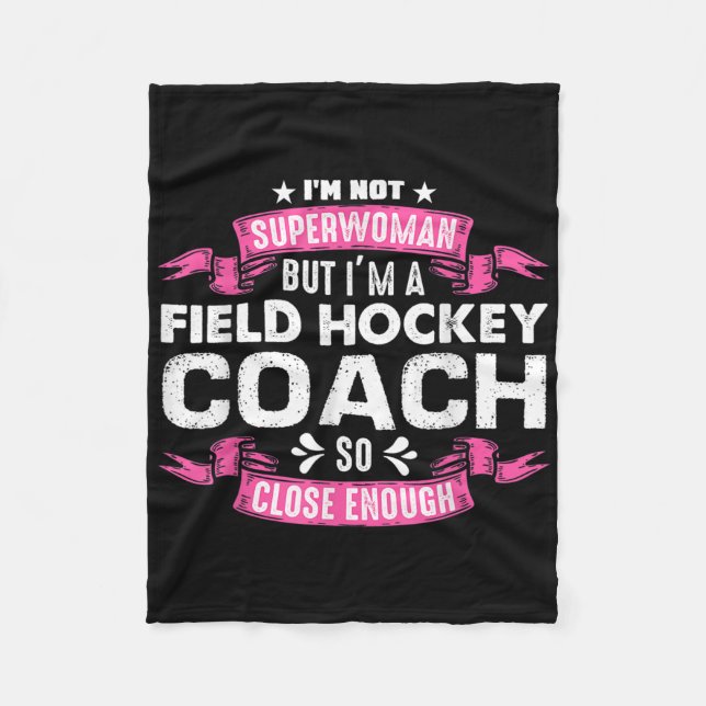 Field Hockey Coach Gift Field Hockey Player Gift _ Fleece Blanket (Front)