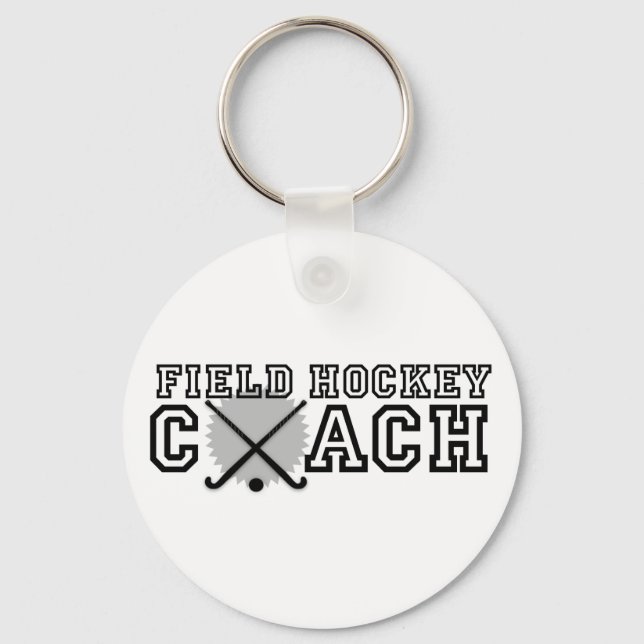 Field Hockey Coach Key Ring (Front)