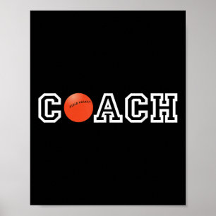 Field Hockey Coach T Shirt - Appreciation Gift For Poster