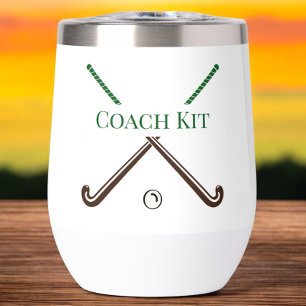 Field Hockey Crossed Sticks Custom Thermal