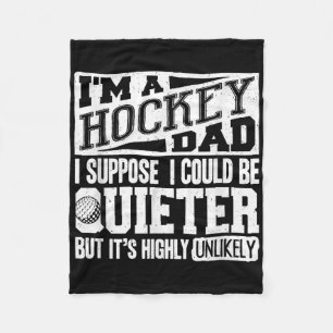 Field Hockey Dad Shirt Men Field Hockey Lover _3 Fleece Blanket
