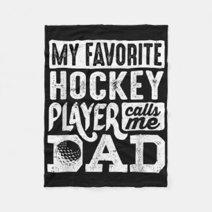 Field Hockey Dad Shirt Men Field Hockey Lover _4 Fleece Blanket