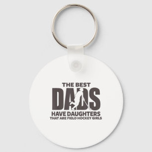 Field Hockey Daughter Proud Dad Athlete Girls Fath Key Ring